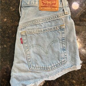 Levi's 501 Light Blue Jean Shorts